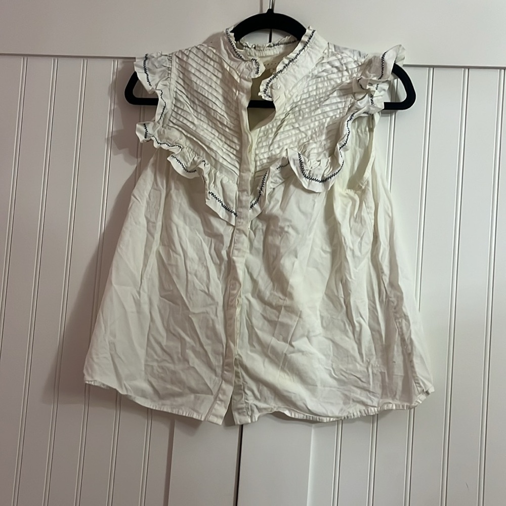 Sézane Button Up Blouse